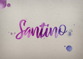Santino Watercolor Name DP