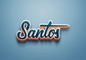 Cursive Name DP: Santos