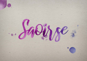 Saoirse Watercolor Name DP