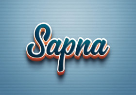 Cursive Name DP: Sapna