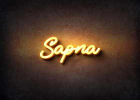 Glow Name Profile Picture for Sapna