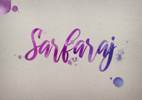 Sarfaraj Watercolor Name DP