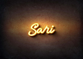 Glow Name Profile Picture for Sari