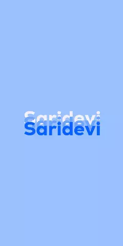 Name DP: Saridevi