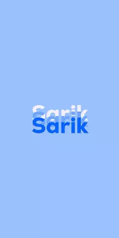 Name DP: Sarik