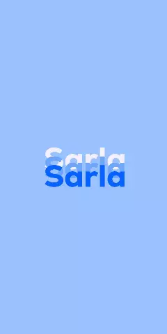 Name DP: Sarla
