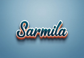 Cursive Name DP: Sarmila