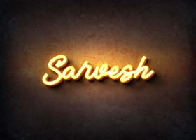 Glow Name Profile Picture for Sarvesh