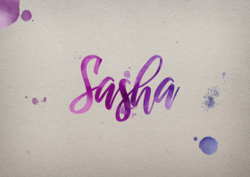 Sasha Watercolor Name DP