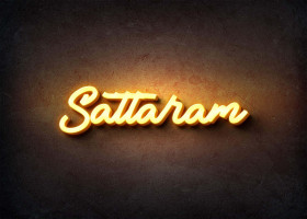 Glow Name Profile Picture for Sattaram