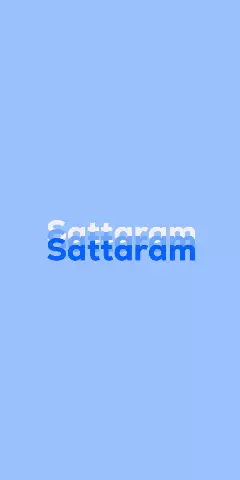 Name DP: Sattaram