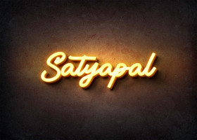 Glow Name Profile Picture for Satyapal