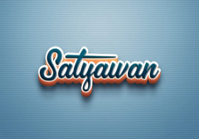 Cursive Name DP: Satyawan