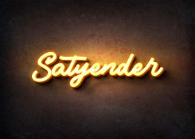 Glow Name Profile Picture for Satyender