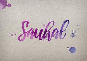 Sauhal Watercolor Name DP