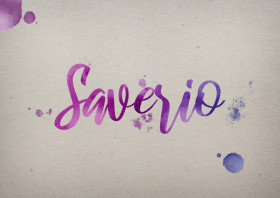 Saverio Watercolor Name DP