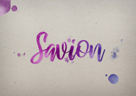 Savion Watercolor Name DP