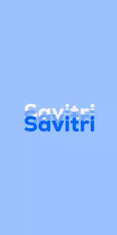 Name DP: Savitri