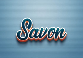 Cursive Name DP: Savon