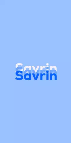 Name DP: Savrin