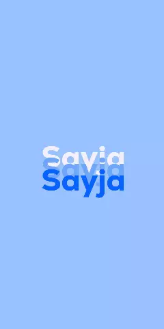 Name DP: Sayja