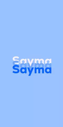 Name DP: Sayma