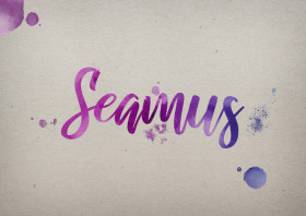 Seamus Watercolor Name DP