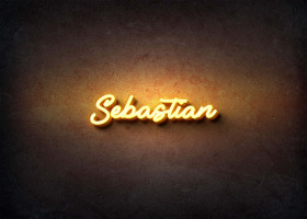 Glow Name Profile Picture for Sebastian