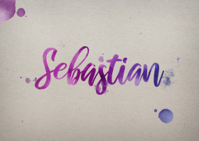 Sebastian Watercolor Name DP