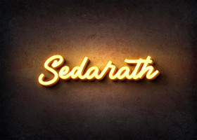 Glow Name Profile Picture for Sedarath