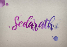 Sedarath Watercolor Name DP