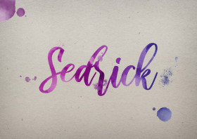 Sedrick Watercolor Name DP