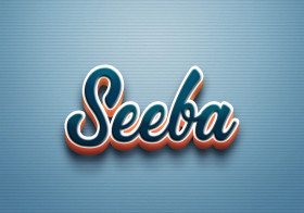 Cursive Name DP: Seeba