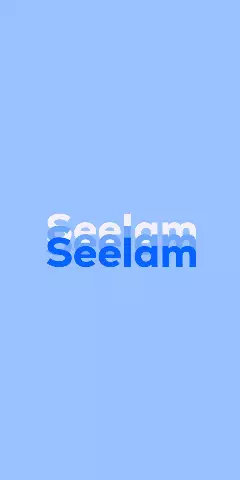 Name DP: Seelam