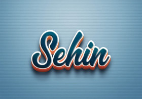 Cursive Name DP: Sehin