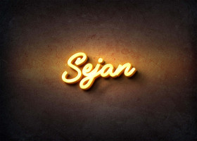 Glow Name Profile Picture for Sejan