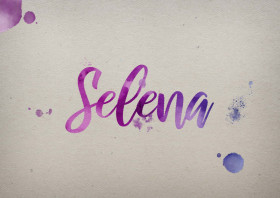 Selena Watercolor Name DP
