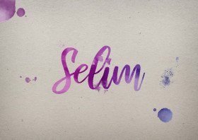 Selim Watercolor Name DP