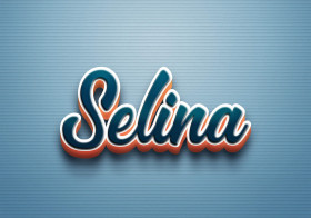 Cursive Name DP: Selina