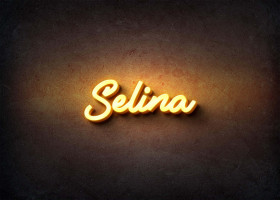 Glow Name Profile Picture for Selina