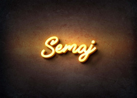 Glow Name Profile Picture for Semaj