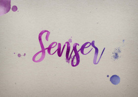 Senser Watercolor Name DP