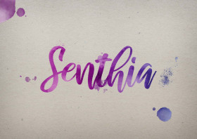 Senthia Watercolor Name DP