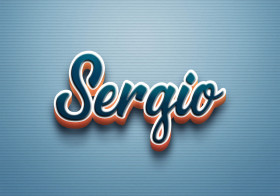 Cursive Name DP: Sergio