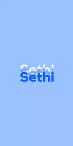 Name DP: Sethi