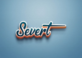 Cursive Name DP: Severt