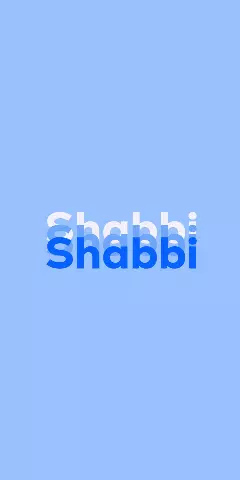 Name DP: Shabbi