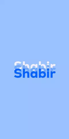Name DP: Shabir