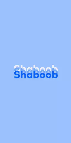 Name DP: Shaboob