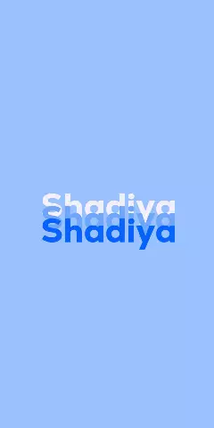 Name DP: Shadiya